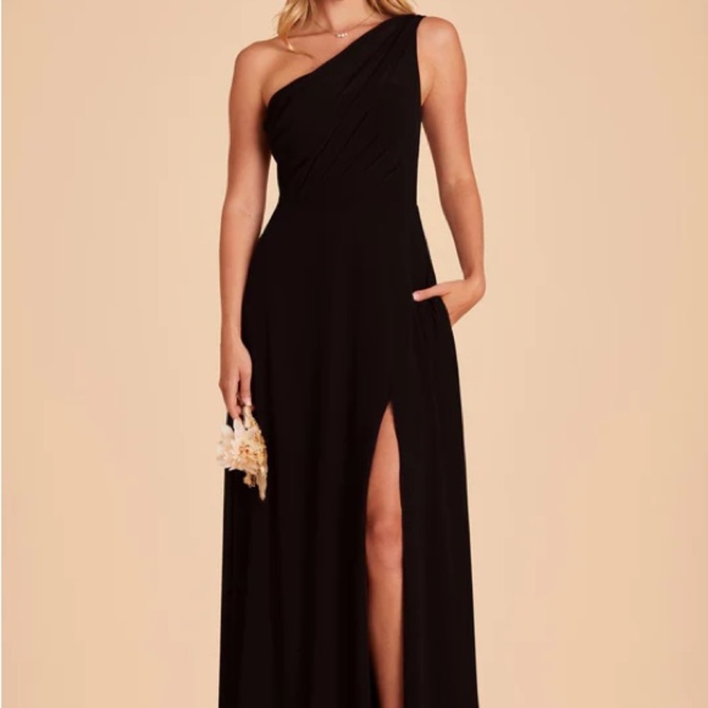 Birdy Grey Black One Shoulder Dress
